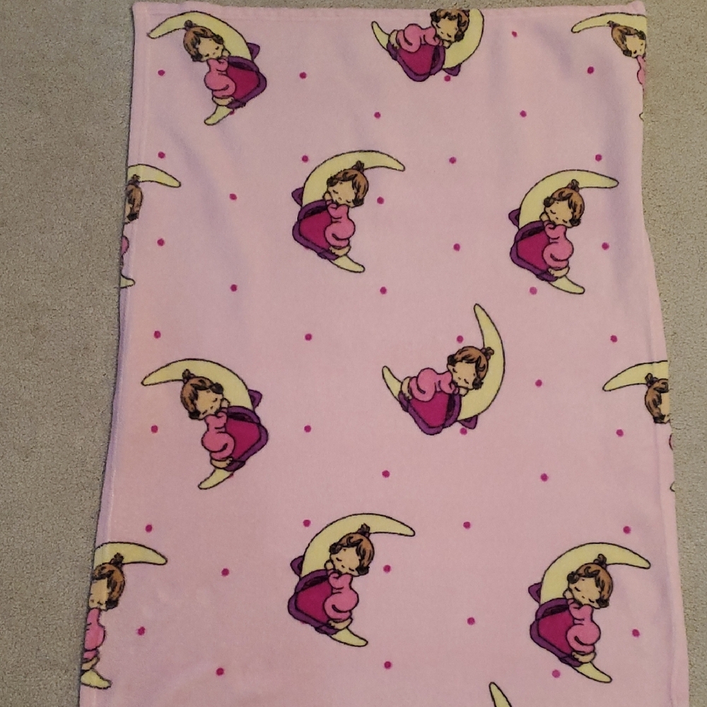 Precious Moments Pink Cozy Blanket